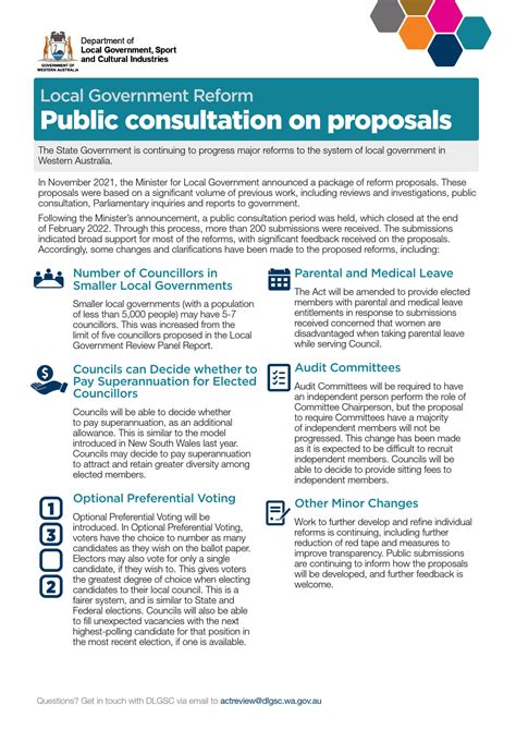 Consultation on proposals for locally.